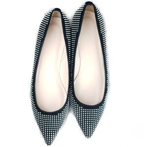 Club Monaco Studded Suede Pointed Flats